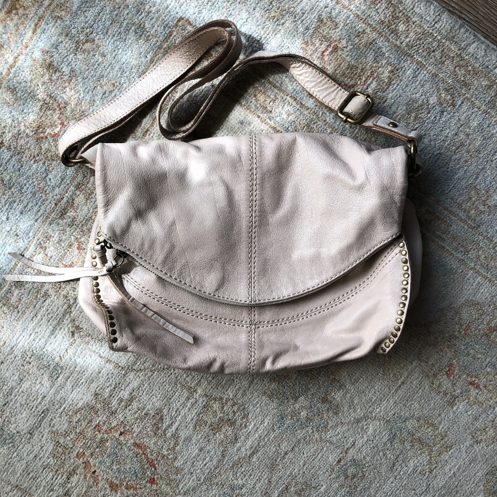 The Sak Genuine Leather Bag with Studs, Pockets